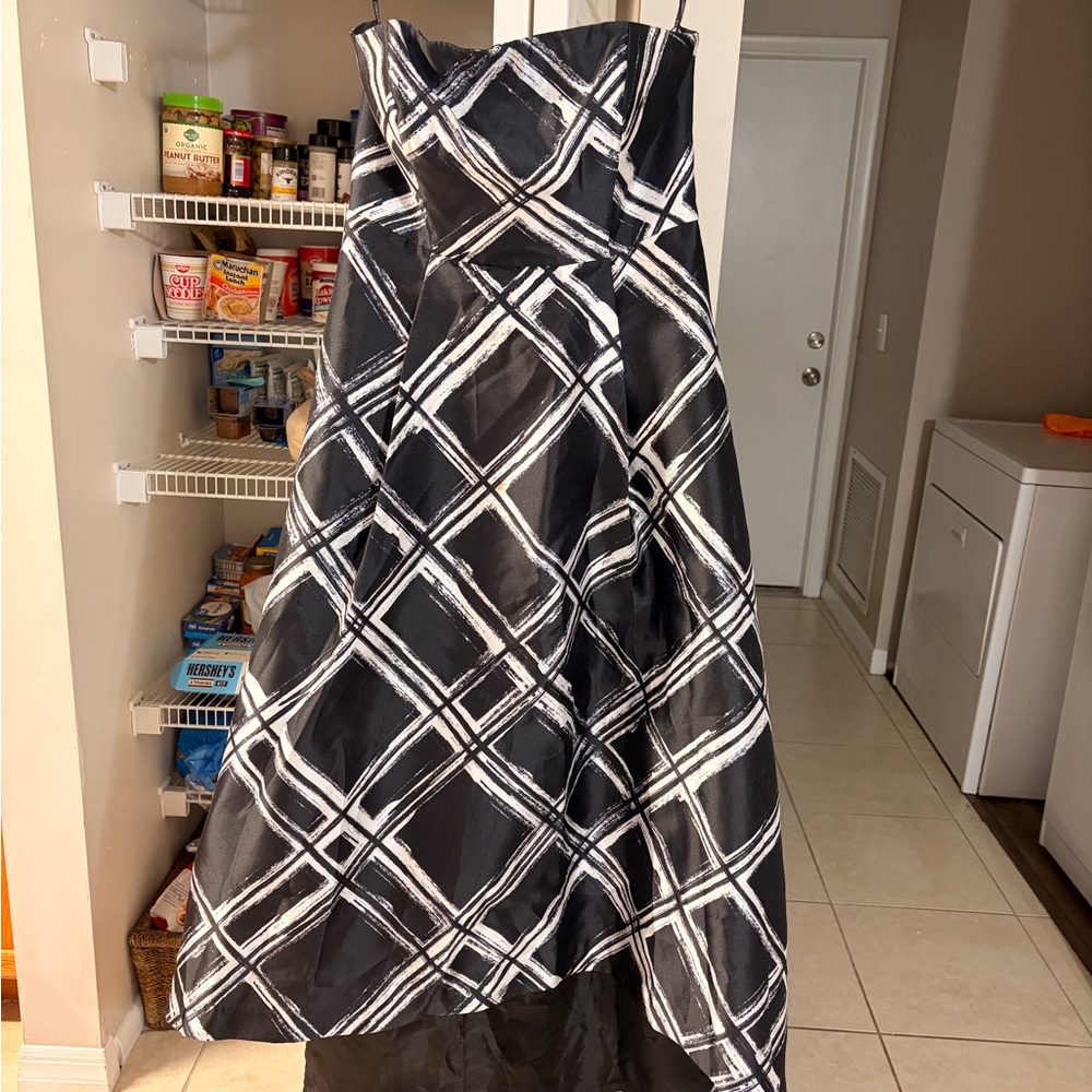 Calvin Klein Black and White Dress